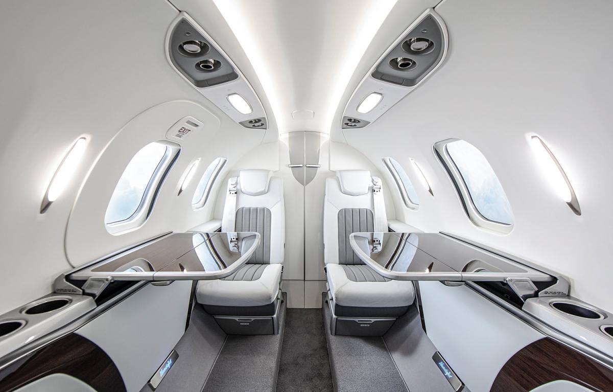 HondaJet Elite cabin for Long Island charter