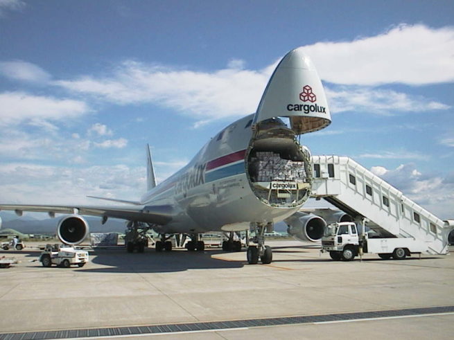 Boeing 747-400F cargo aircraft for Long Island charter