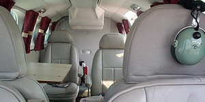 Cessna 340 cabin for Long Island charter