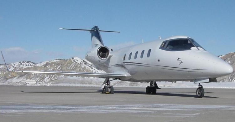 Learjet 55 midsize jet for Long Island charter