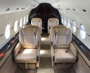 Hawker 4000 view for Long Island charter