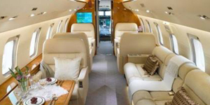 Bombardier Challenger 605 view for Long Island charter