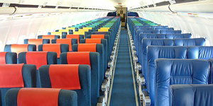 McDonnell Douglas MD-83 cabin for Long Island charter