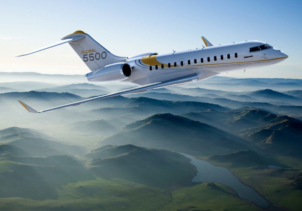 Bombardier Global 5500 cabin for Long Island charter
