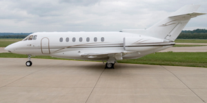 Hawker 1000 view for Long Island charter