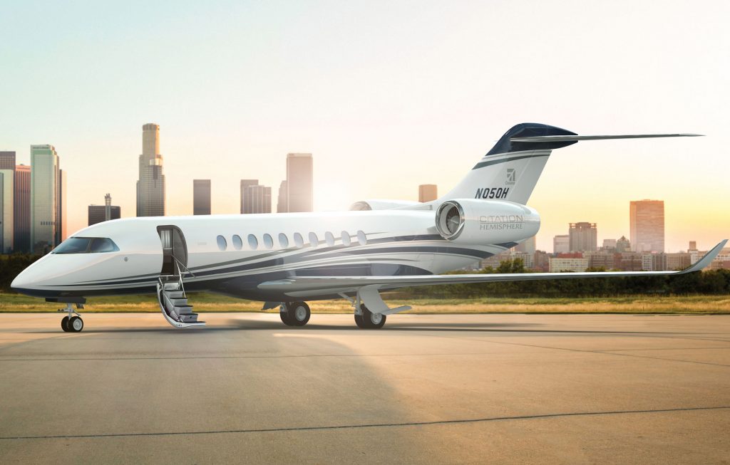 Cessna Citation Hemisphere heavy jet for Long Island charter