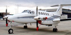King Air 350 view for Long Island charter