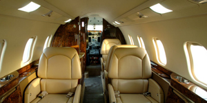 Learjet 60 view for Long Island charter
