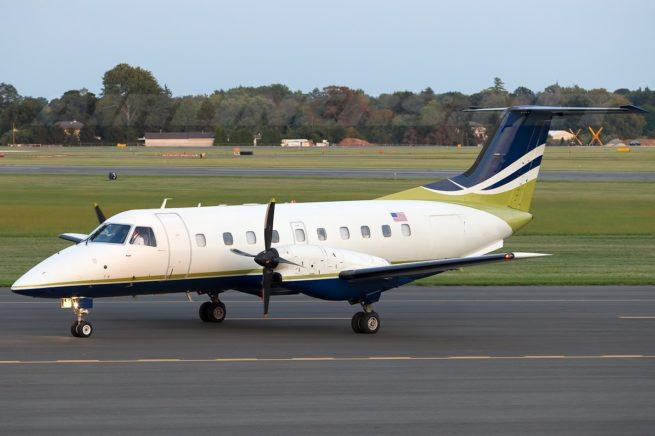 Embraer EMB-120 Brasilia cargo aircraft for Long Island charter