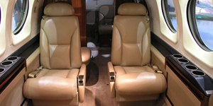 King Air 90 view for Long Island charter