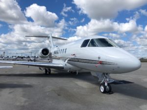 Hawker 4000 cabin for Long Island charter