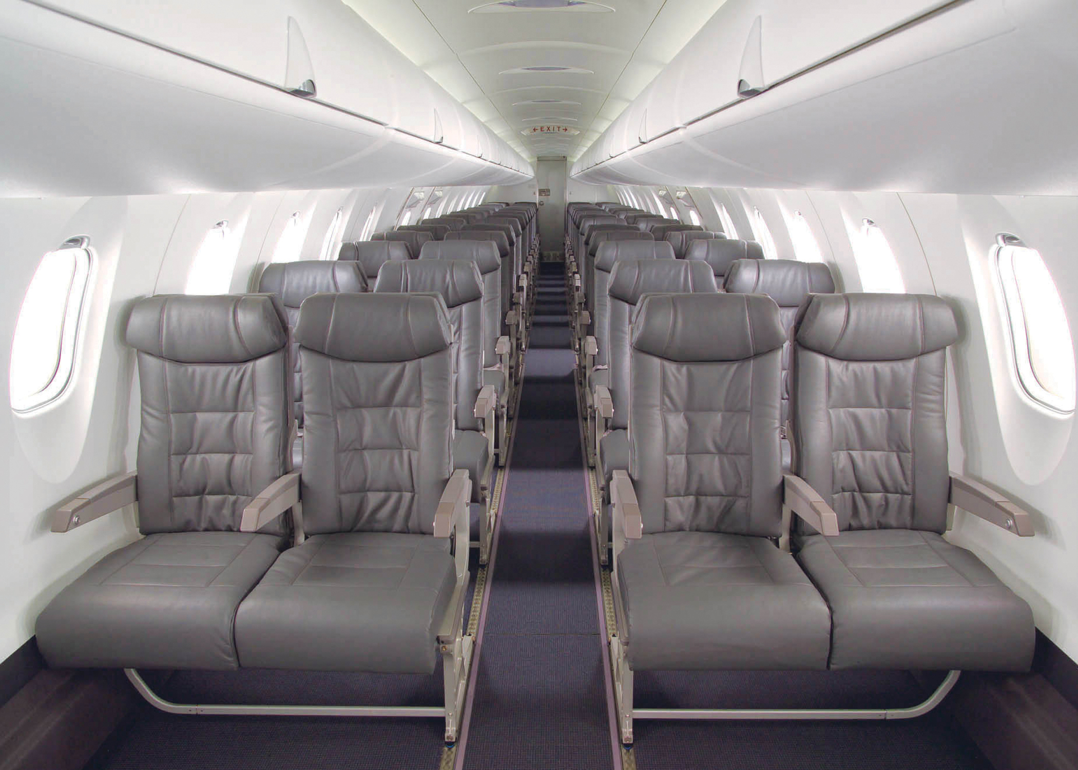 Bombardier CRJ-200 cabin for Long Island charter