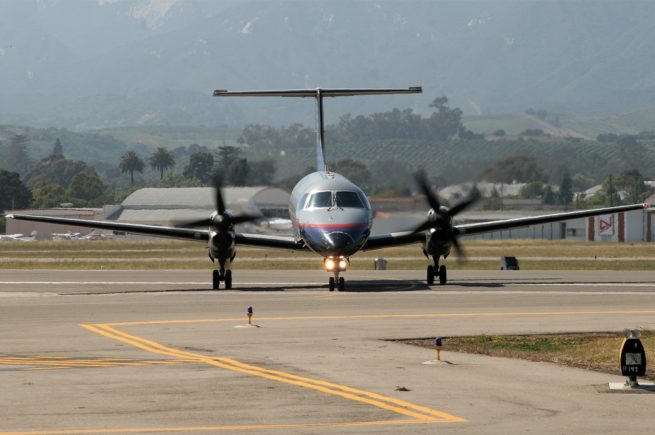 Embraer EMB-120 Brasilia view for Long Island charter