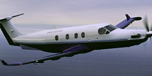 Pilatus PC-12 view for Long Island charter