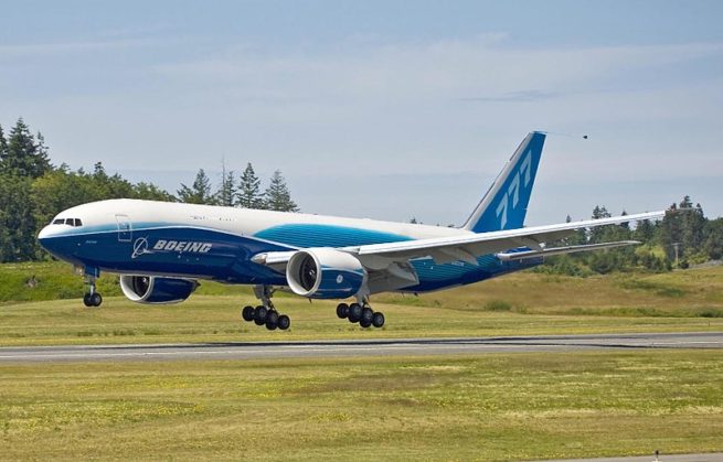 Boeing 777 Freighter cargo aircraft for Long Island charter