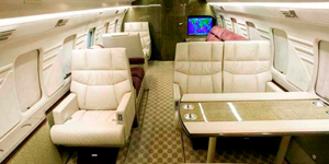 Bombardier Challenger 600 view for Long Island charter