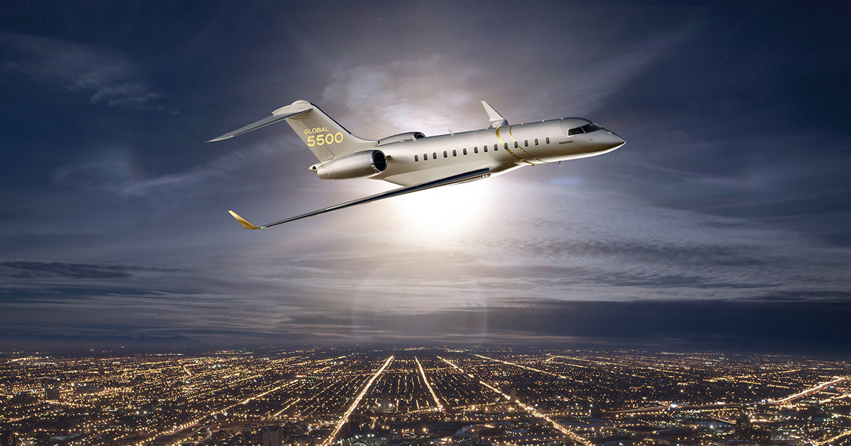 Long Island Bombardier Global 5500 Charter