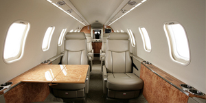 Learjet 45 view for Long Island charter