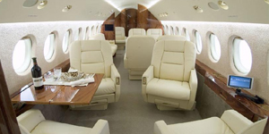 Dassault Falcon 900 view for Long Island charter