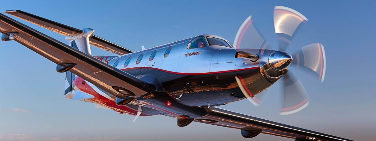 Pilatus PC-12 cabin for Long Island charter