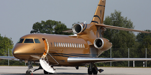 Dassault Falcon 7X view for Long Island charter