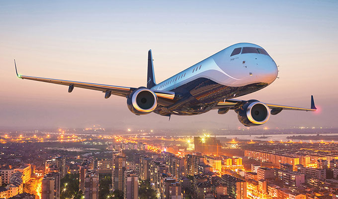 Embraer Lineage 1000 long range jet for Long Island charter