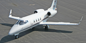 Learjet 55 cabin for Long Island charter