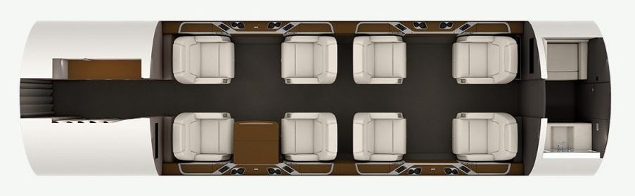Bombardier Challenger 350 view for Long Island charter