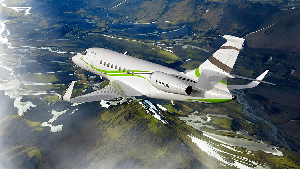 Dassault Falcon 2000S heavy jet for Long Island charter