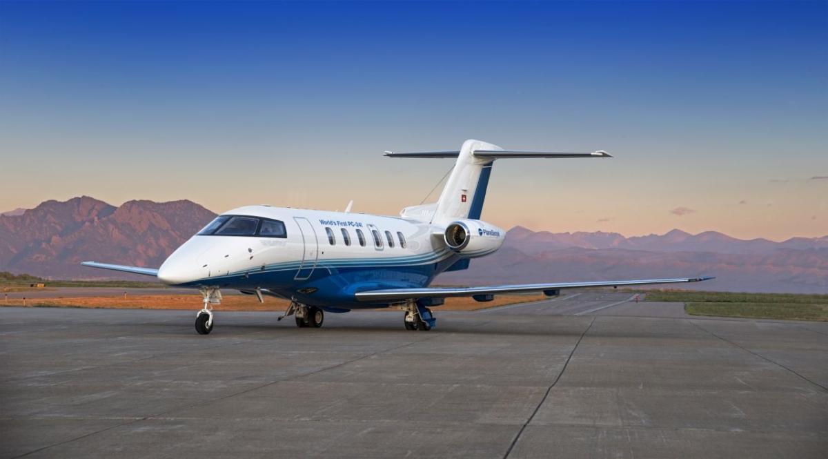 Pilatus PC-24 cabin for Long Island charter