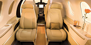 Embraer Phenom 100 view for Long Island charter