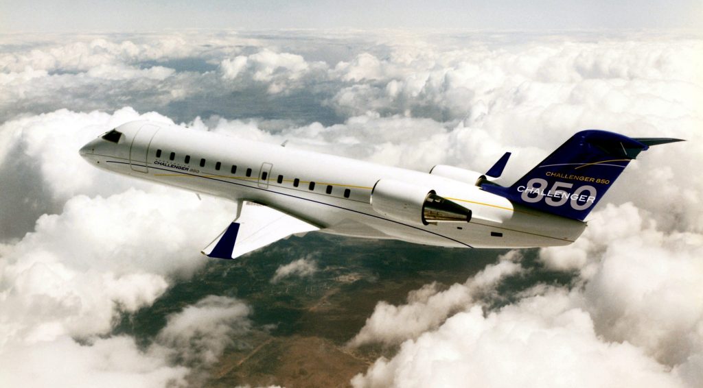 Challenger 850 vip airliner for Long Island charter
