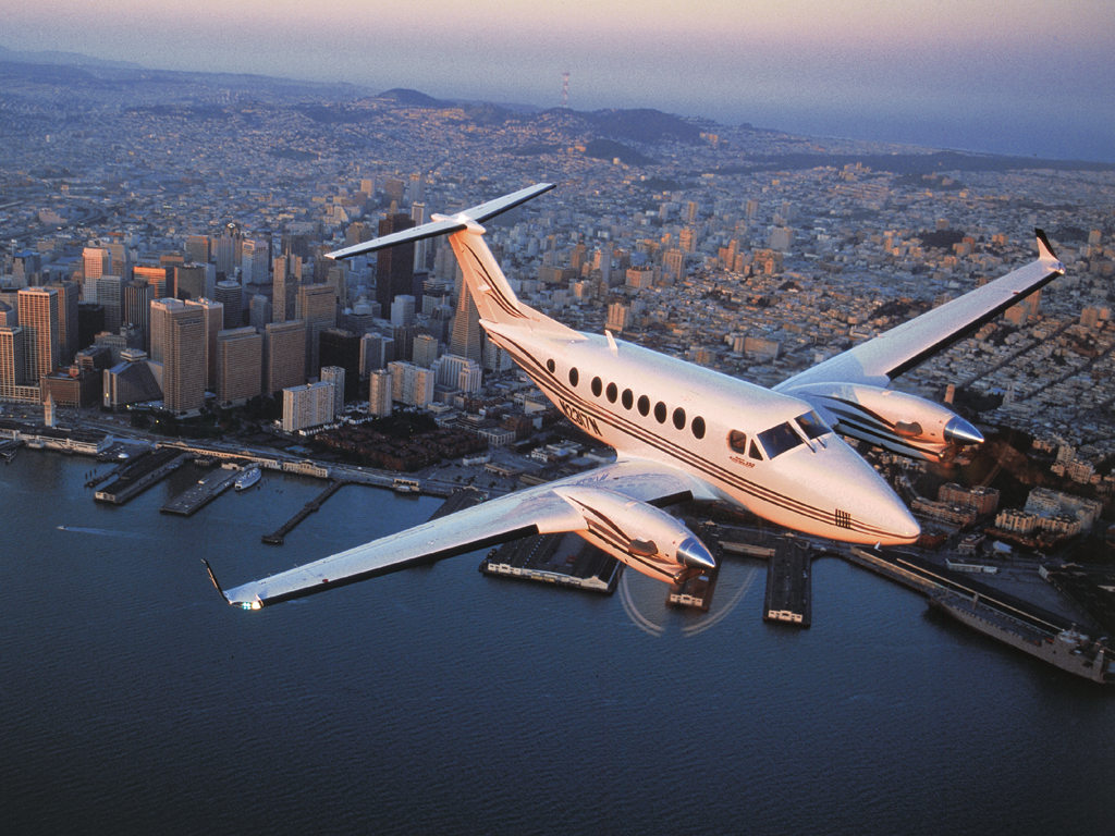 King Air 200 cabin for Long Island charter