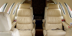 Cessna Citation II view for Long Island charter